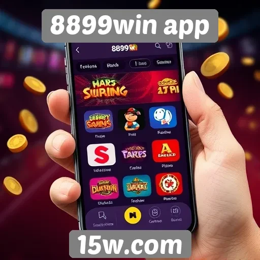 Interface do usuário do 8899win app é intuitiva